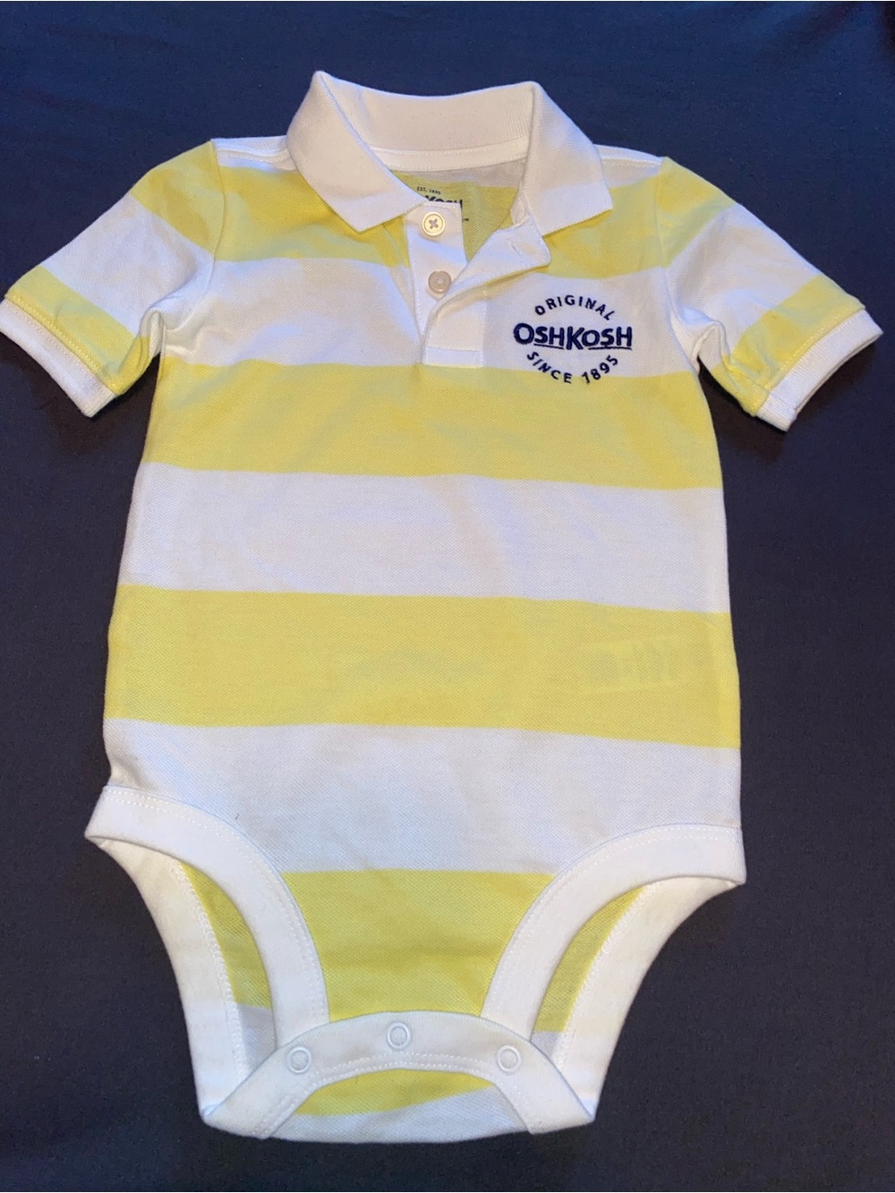 OshKosh B'gosh Boys 3-Piece Bodysuit Bundle - Nautical & Polo - Size 18M